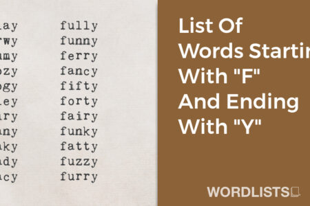 List Of Words Starting With "F" And Ending With "Y" thumbnail