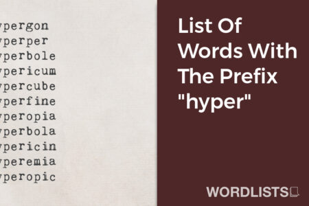 List Of Words With The Prefix "hyper" thumbnail